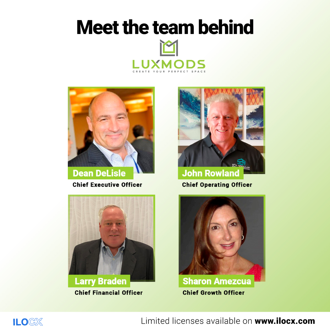 Meet the Leadership Team behind LuxMods! 👋🏽 

Want to become part of their journey, support them and get rewarded? Then head over to the link in BIO 🙌

..

#luxmods #modularhomes #modularhouses #onlineincome #royaltypayments #financialfreedom #founders
#startups