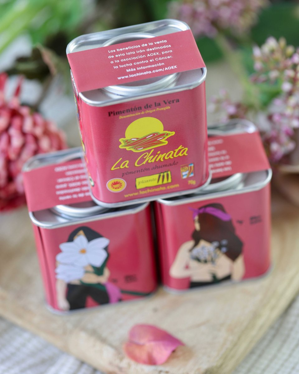 ¡Hoy es el Día Internacional de la #LuchaContraElCáncerDeMama y os recordamos que podéis contribuir con nuestras #LatasBenéficas de #PimentónAhumado #LaChinata!

<a href="/AOEXPlasencia/">Aoex Plasencia</a>  <a href="/AlbaDeliz/">Alba Deliz</a>