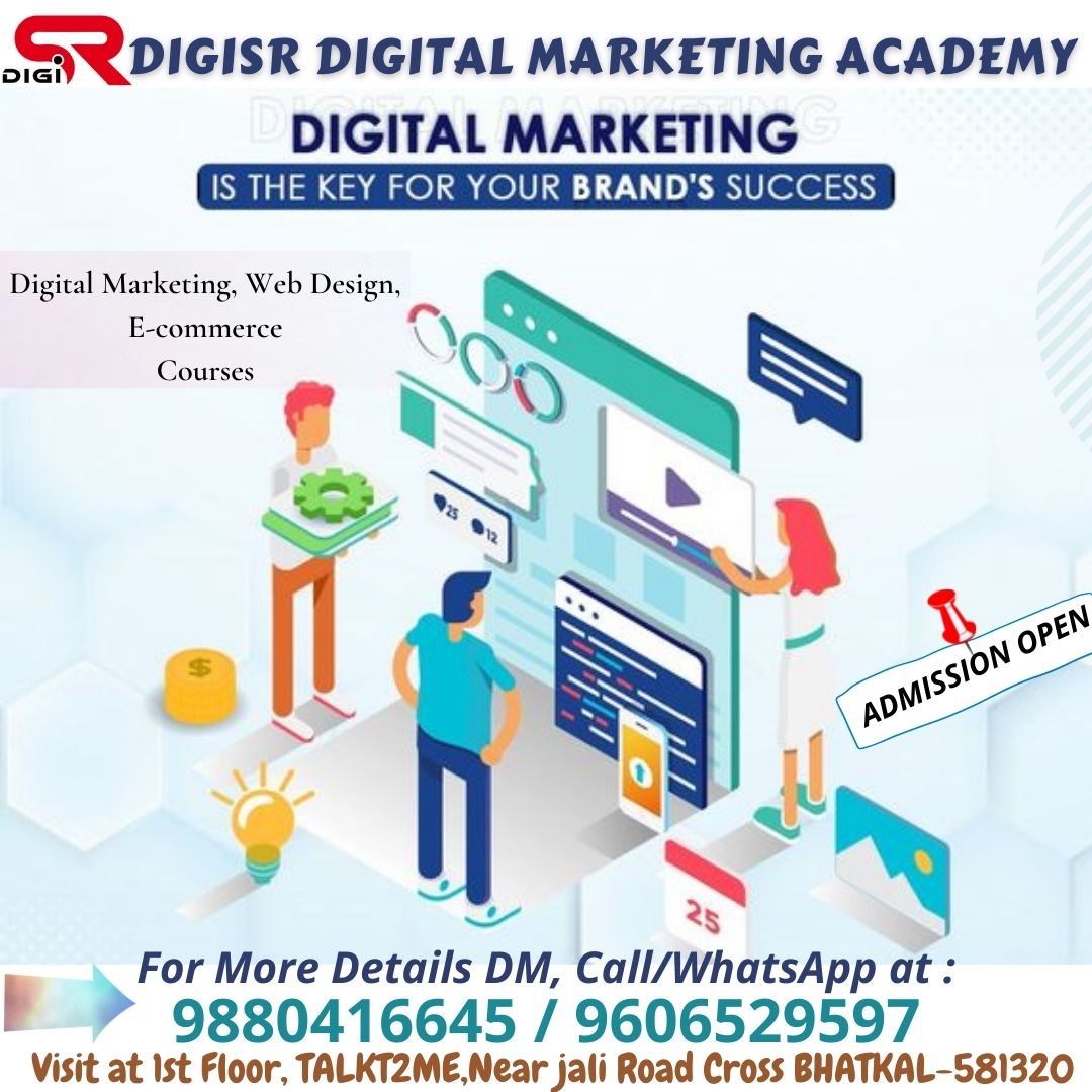 digi_sr_dmc's tweet photo. DIGITAL MARKETING is the Key for your BRAND'S Success!
Learn ( Digital Marketing, Web Design, E-commerce ) Courses From The Best  DIGISR DIGITAL MARKETING ACADEMY in BHATKAL-581320. For More Details DM, Call/WhatsApp at:9880416645 /9606529597.#bhatkal #karnataka #digitalmarketing https://t.co/mLoCCXooHA