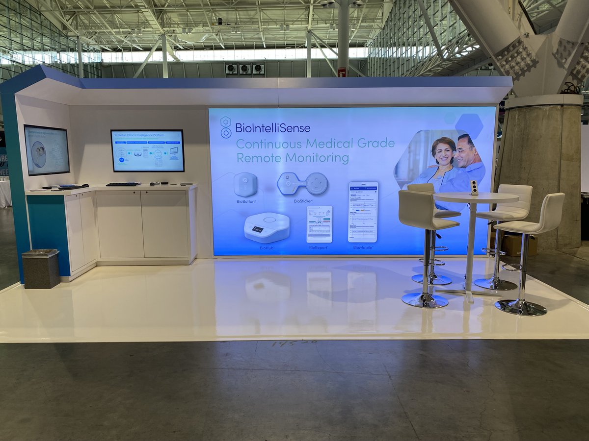 biointellisense's tweet image. Day 3 at #HLTH2021! 

Please stop by booth #145 to learn more about our medical-grade wearable portfolio of products and our approach to driving the new era of remote patient monitoring. 

#BIO #BioButton #BioSticker #innovation