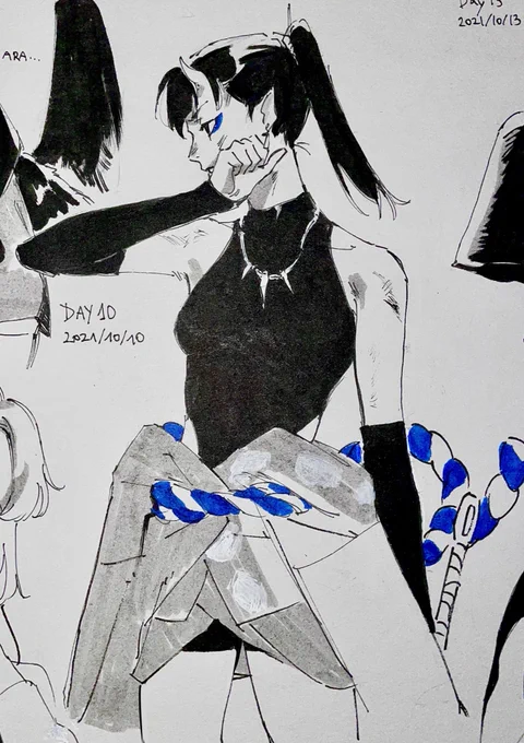 人外セット
#inktober 