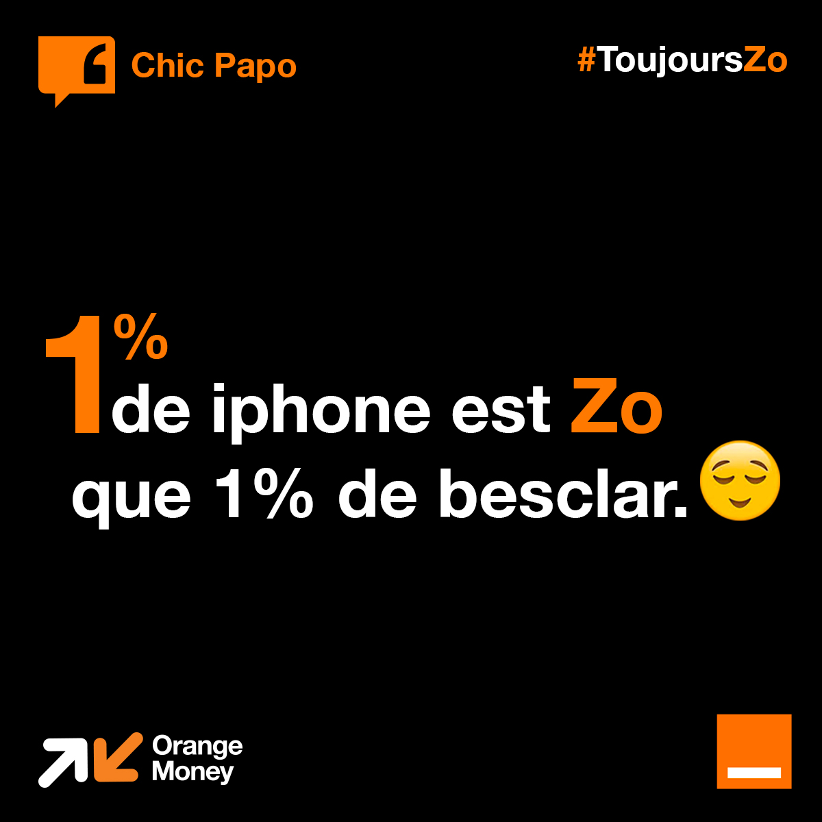 CI_Orange's tweet photo. Famille Orange, on vous dit que  #OrangeMoney gère et c'est encore plus zooo. 😌
- Retrait d'argent à 1% partout en Côte d'Ivoire,  😍💸
Téléchargez l'appli Orange Money Afrique ici 👉🏽 https://t.co/5dfEQRX7Ns, pour des transactions simples et sécurisées.
#ToujoursZo https://t.co/4kVLl1TJ5l