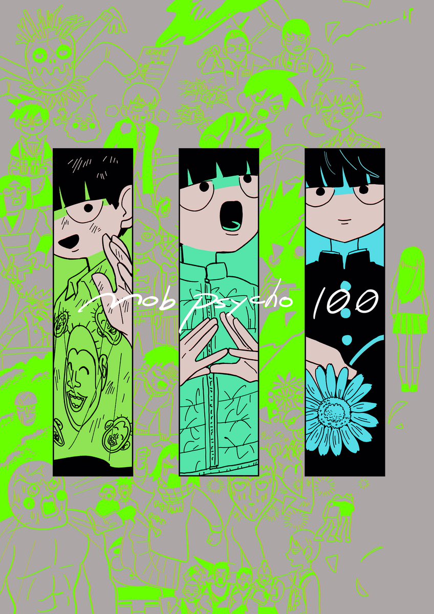 black hair multiple boys bangs open mouth blunt bangs flower smile  illustration images