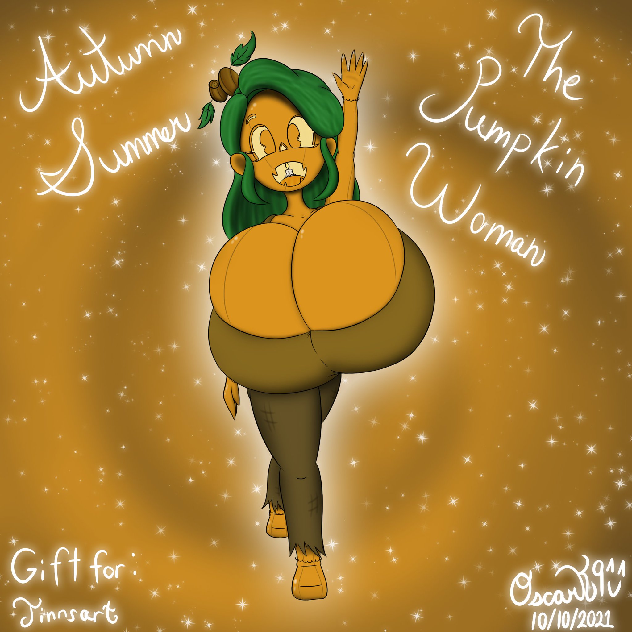 OscarK9 🔞 on X: The second art I've made for @jinnsart is Autumn Summer,  The Pumpkin Woman! 🧡🧡🧡🎃🧡🧡🧡 t.covWz38L3AI7  X
