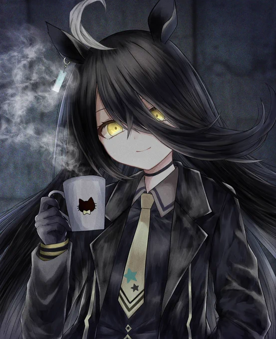 マンハッタンカフェ実装記念☕️
#ウマ娘  #マンハッタンカフェ 