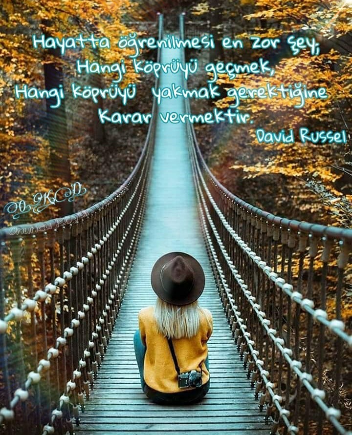 onuncukydelisi's tweet photo. Hayatta öğrenilmesi en #zor #şey
Hangi köprüyü #geçmek
Hangi köprüyü #yakmak gerektiğine
#Kararvermek tir. #💙
#hangi #köprü #hayat #davidrussel https://t.co/nx7VLV7PRc