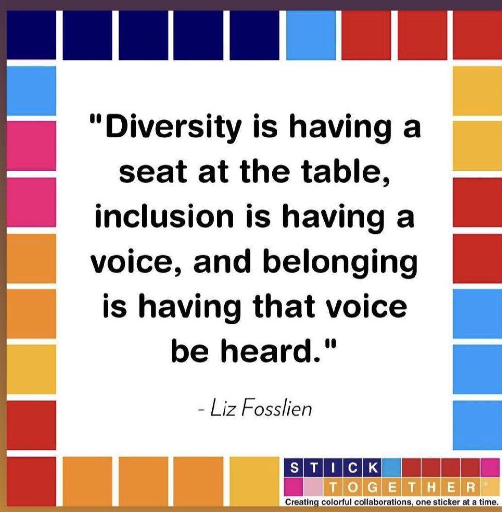 A vital step towards an inclusive, respectful, vision and commitment is a shared understanding of vocabulary. #DEIJ #ourresponsibility