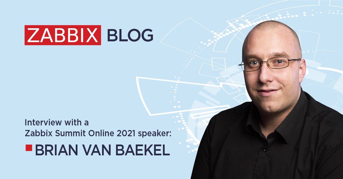 zabbix's tweet photo. We usually invite the most active and experienced members of the #ZabbixCommunity to speak at Zabbix Summit. Experience, knowledge, and general enthusiasm play a role. Brian van Baekel started using Zabbix in 2013 and, has built his career around it.  https://t.co/GA9t2scZ2x https://t.co/v5nOKEmROb