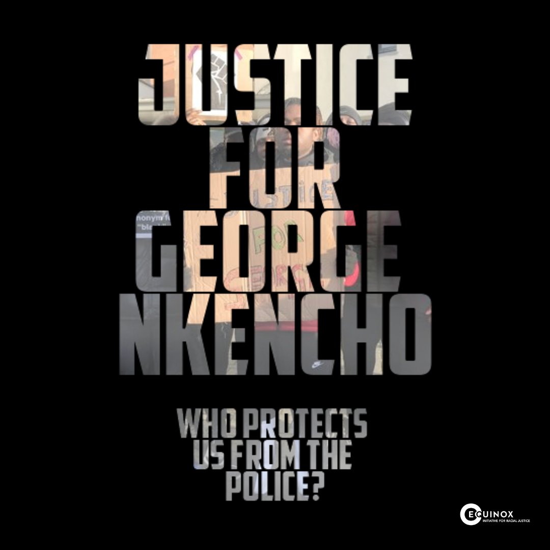 Equinoxrji's tweet photo. #JusticeForGeorgeNkencho
In 2020, George Nkencho was a black man shot by police six times outside his family home and killed.

His family say he was in the midst of a mental health crisis. 

We want justice for George.

We want to know: who protects us from the police? https://t.co/xt0A2X0ojM