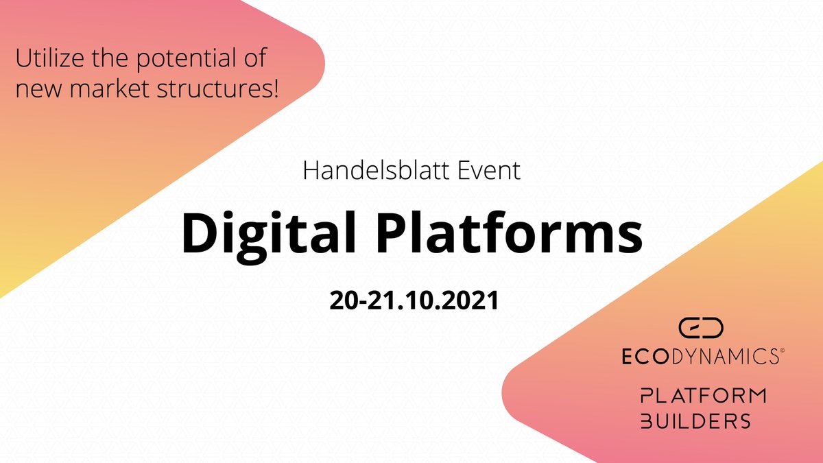innoloft_net's tweet photo. @handelsblatt hosts an exciting event, where prestigious guests talk about potentials, best practices and the future of platforms.

We are proud to support the event together with @eco_dynamics and their platform Platformbuilders. 🎉 
https://t.co/7Z9Fv6FWtA https://t.co/0a2BwKo1za