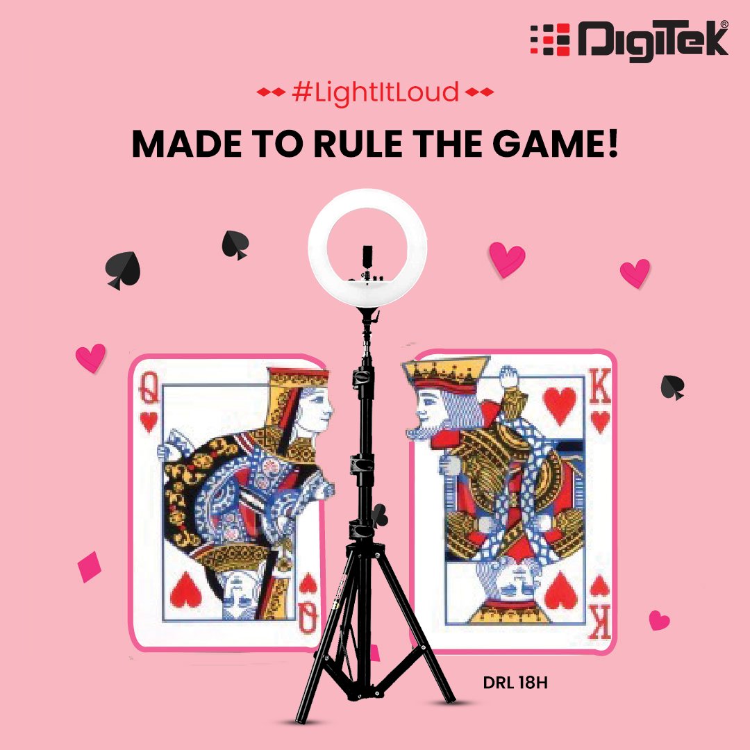DigitekOfficial's tweet photo. It's the #DigitekRingLight which rules the creator's world.
Shop 18inch Professional Ring Light with stand today!
https://t.co/BW2mDGaAXr
#LightItOut #ringlight #ringlights #bestringlight #light #digiteklight #roundlight #contentcreator #digitek #lightstand #photography https://t.co/FBTiFVsn90