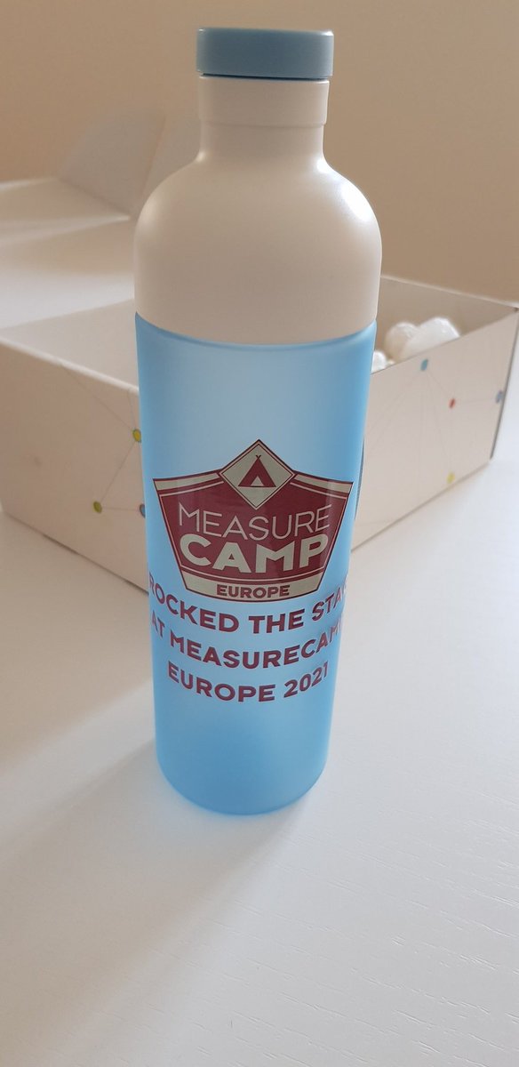 Thank you <a href="/MCampEurope/">MeasureCamp Europe</a>! A green and great gift!! Hope to see you soon in person! #speech #analytics #unconference #rockedthestage