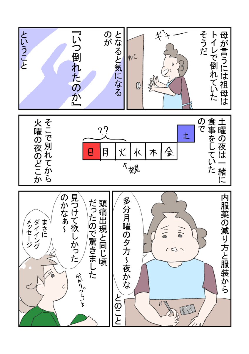 祖母が死んだ日(1/2)
#漫画が読めるハッシュタグ 