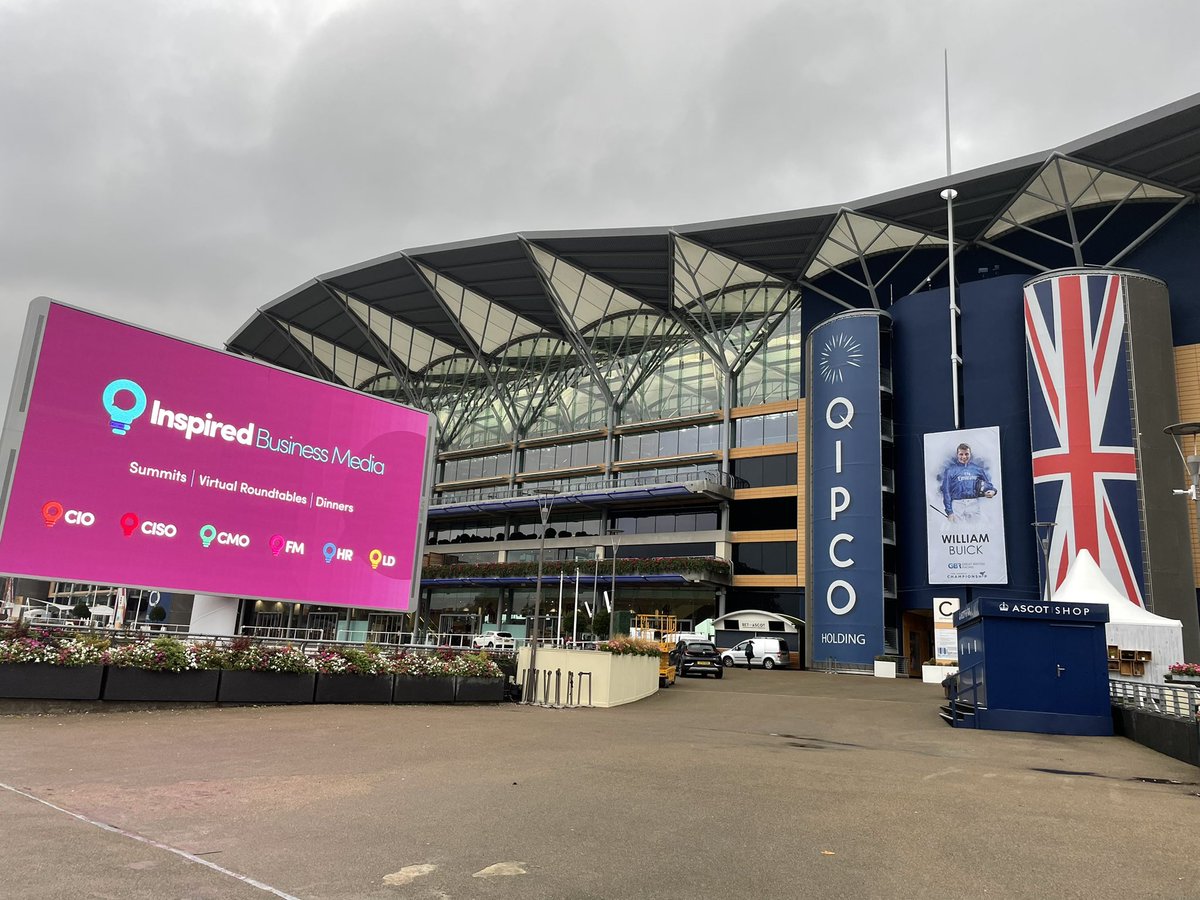 Two conferences in one month. It really feels like we’re back back. This time at the impressive <a href="/Ascot/">Ascot Racecourse</a> with Workplace from <a href="/inspiredBmedia/">Inspired Business Media</a>
