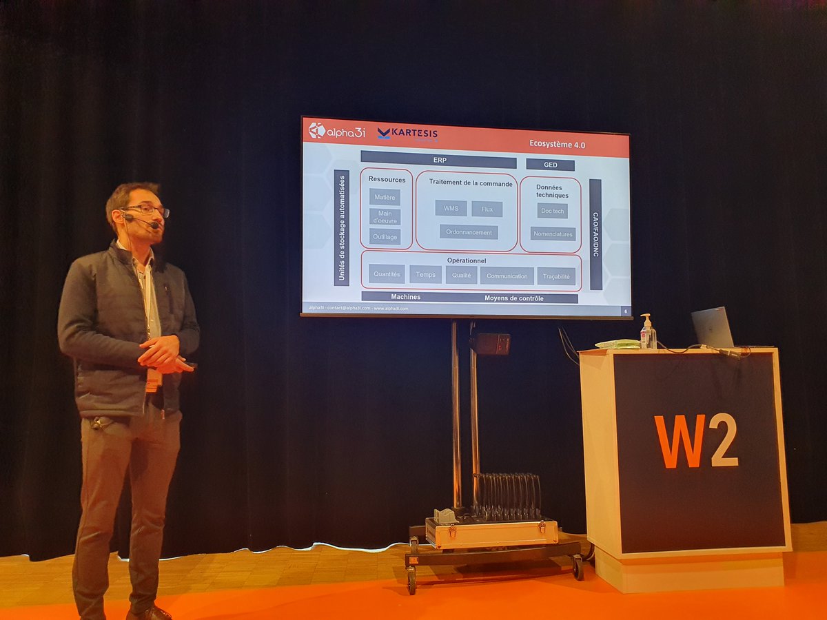 Un grand merci à Alexis Vulliez pour sa conférence lors du @SalonProgiciels 🤝
Une présentation complète d'un déploiement MES au cœur du projet 4.0 du groupe Kartesis.

#industrie40 #industrieautomobile #digitalisation
