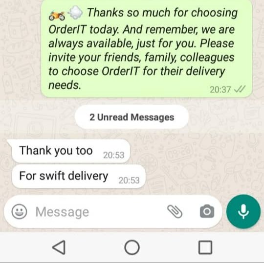 OrderIT_ng's tweet image. 🌶️🫑When it comes to hassle-free delivery solutions, there is no such thing as orders that magically appear at your doorstep, it just @OrderIT_ng at work.

#orderIT #akuredelivery #ondodelivery #dispatchriderinakure #deliverycompanyinakure #akurewarehouse #ondodistribution