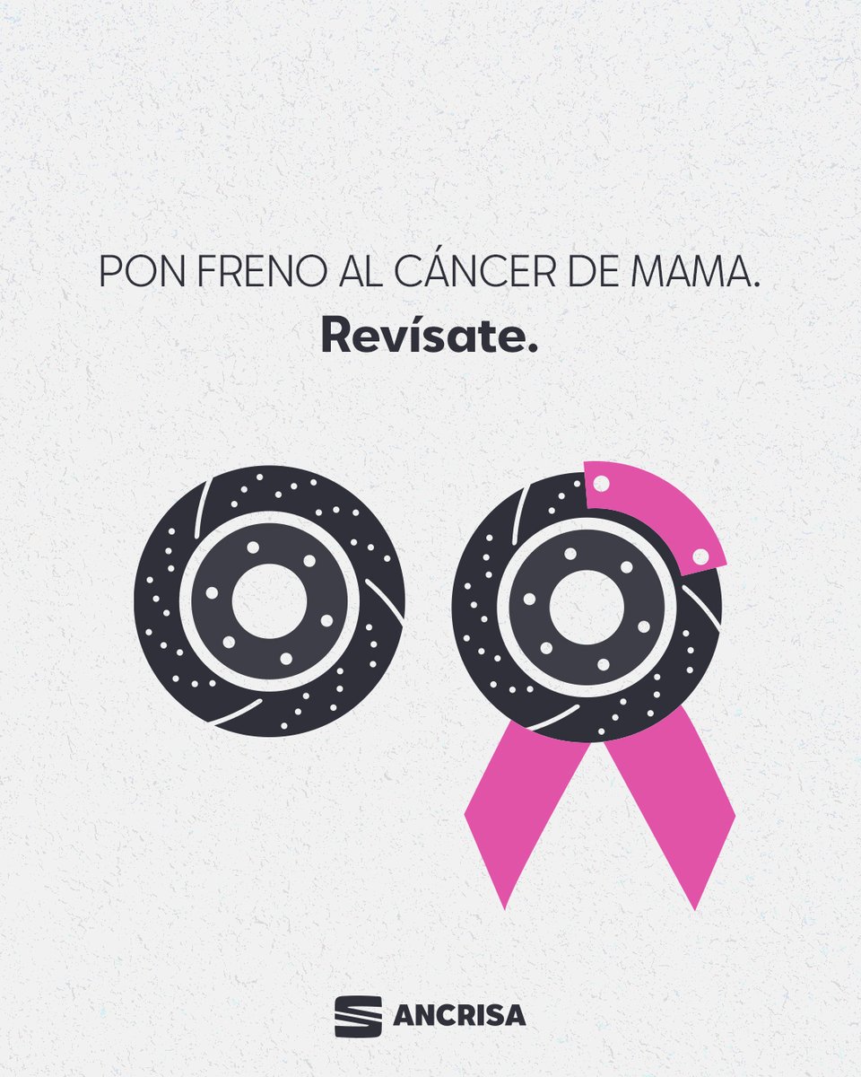 ancrisa's tweet photo. Pon freno al Cáncer de Mama.
Revísate.

#DíaContraElCáncerDeMama https://t.co/rogm8JODs7