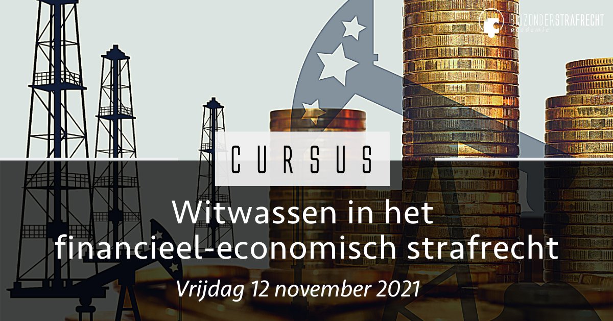 bijzstrafrecht's tweet photo. Tijdens deze cursus wordt ingegaan op het witwaskader en witwaszaken binnen het financieel-economisch strafrecht. Voor meer informatie: 
https://t.co/3CFSMUs7le https://t.co/0dhNzsduhs