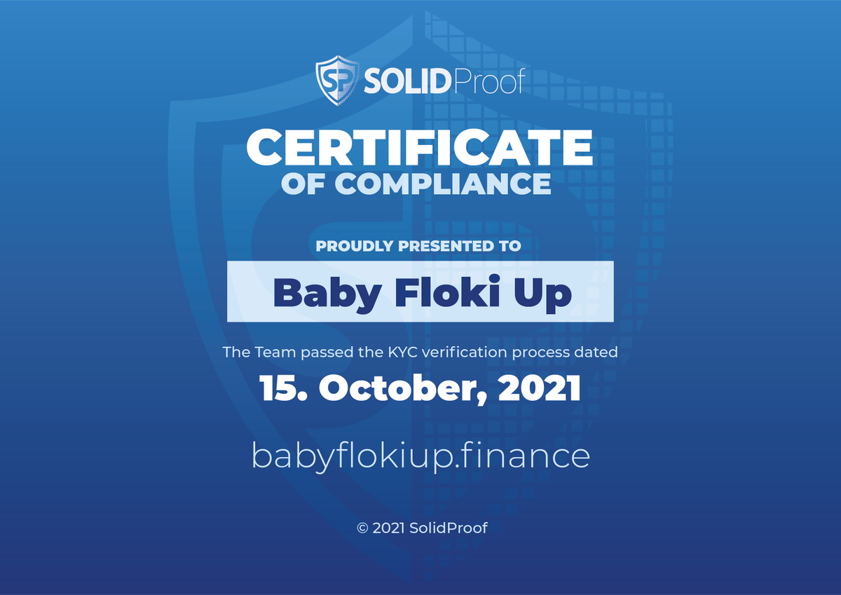After verification progress with Solidproof, we are pleased to announce that our Developer Team completely passed the #KYC (Know Your Customer). 

🔑 Here is our certificate link, please congratulate with us: github.com/solidproof/kyc…

Great thanks Solidproof to support us!🌸🌸#BFU