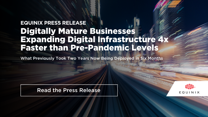 [Press Release] Vol. 5 of the Global Interconnection Index (#GXIreport), an annual study published by Equinix, reveals that the pandemic has forced economies into #digitaltransformation overdrive. Read the press release - eqix.it/3n9rmEq