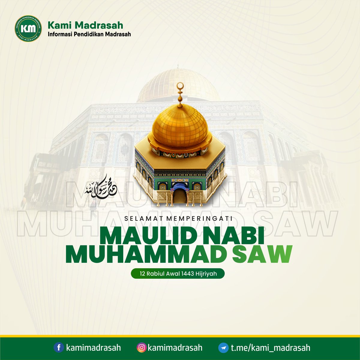 kami_madrasah's tweet image. &quot;Engkau bagaikan matahari dan rembulan, engkau cahaya diatas cahaya, Allahumma Shalli &apos;ala sayyidina Muhammad&quot;.

Semoga kelak kita mendapatkan syafaatnya dan diakui sebagai ummatnya. Aminn.

#maulidnabi #kamimadrasah #pendidikanpesantren #bimasislam #madrasahmandiriberprestasi