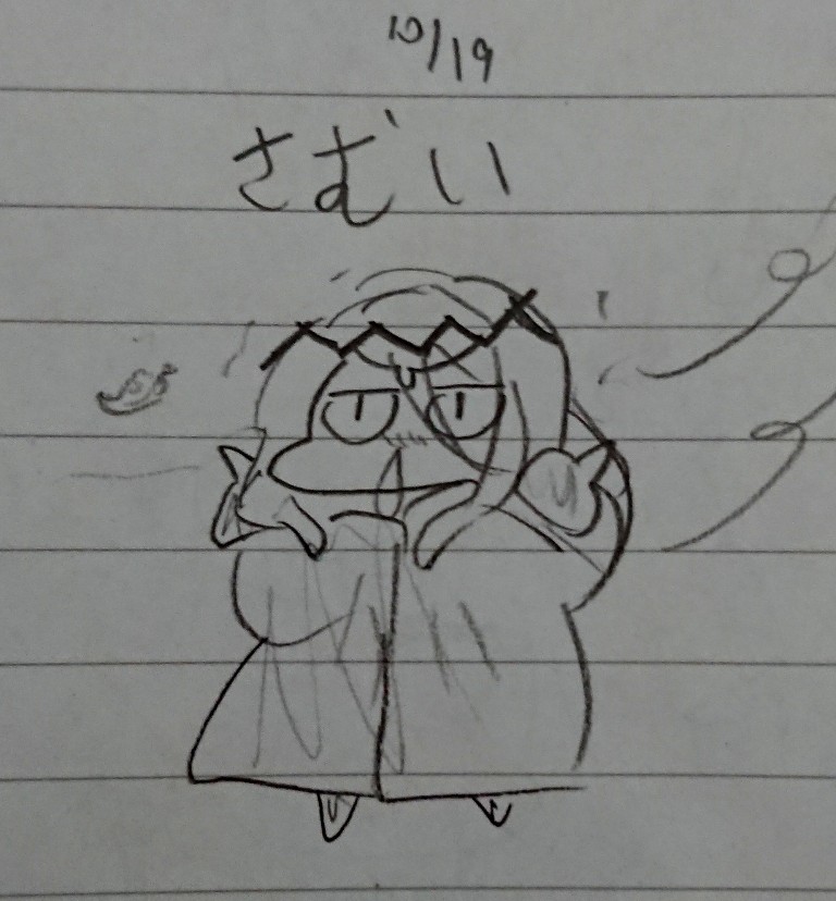 描いておいて投稿忘れてた日記要素と、ただのらくがき
#イリモフプロジェクト 