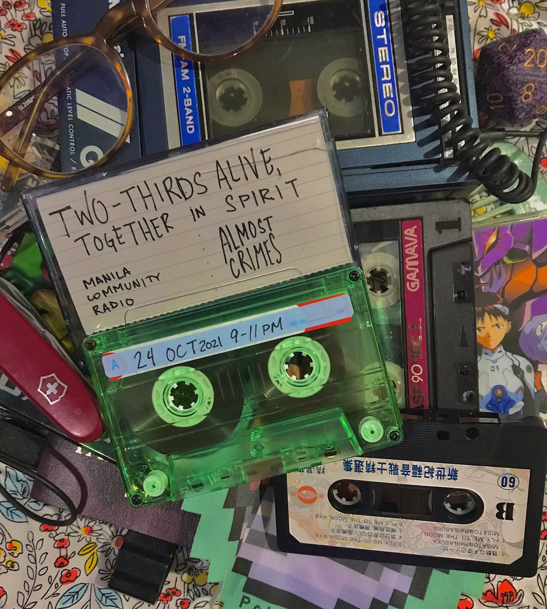 This sunday! Our very own <a href="/redbartolome/">ᴿᴱᴰ</a>  made a ✨special✨ mix for our friends over at <a href="/mcradio_live/">Manila Community Radio</a> ! Sentimental and somewhat saccharine, filled with favorites former and futuristic, this macedoine of music was prepped with love and care.

Sunday, 24 October! 9-11PM!