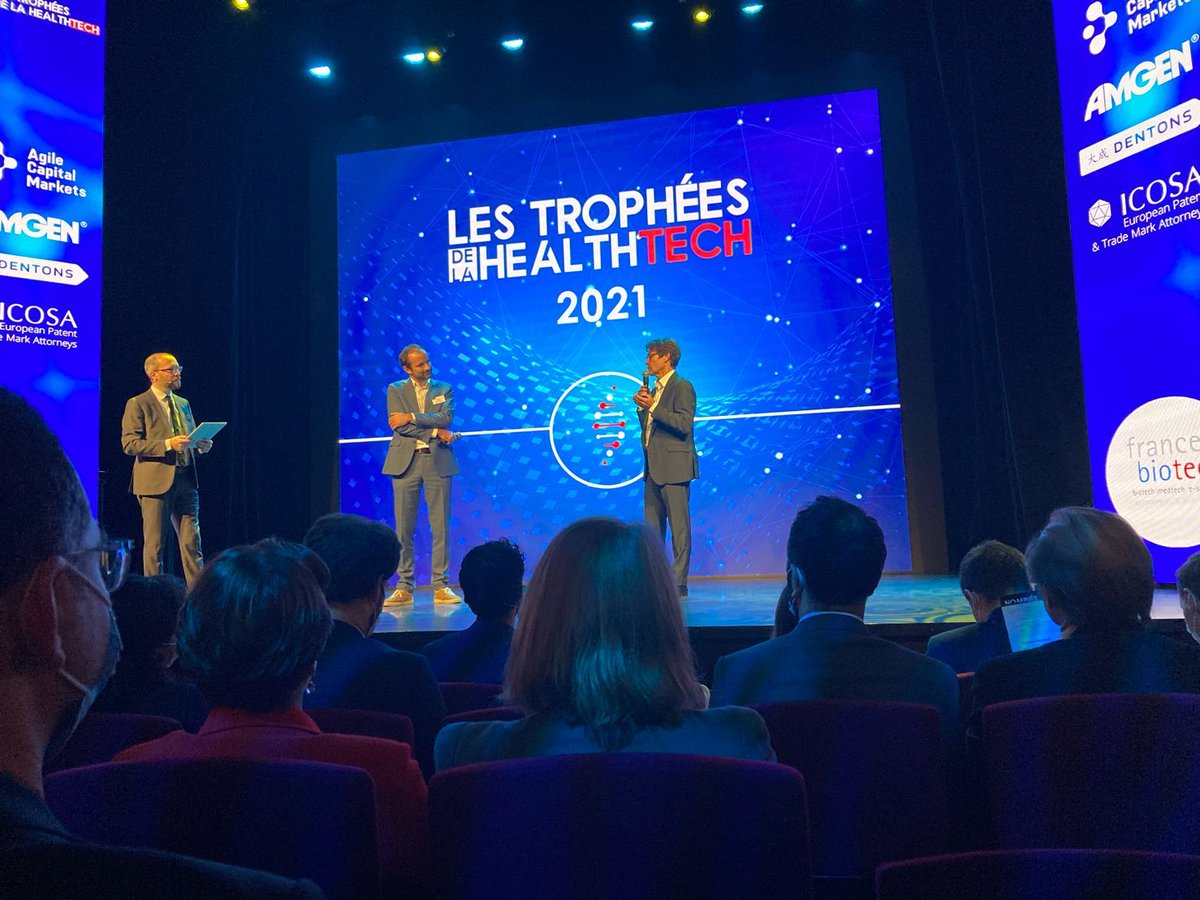 France Biotech est particulièrement d'avoir mis en lumière hier soir des entreprises de la filière healthtech, en organisant les Trophées de la HealthTech !
Une belle cérémonie au Théâtre de la Tour Eiffel 🎉

#TropheesHealthTech #healthtech #biotech #medtech #esanté