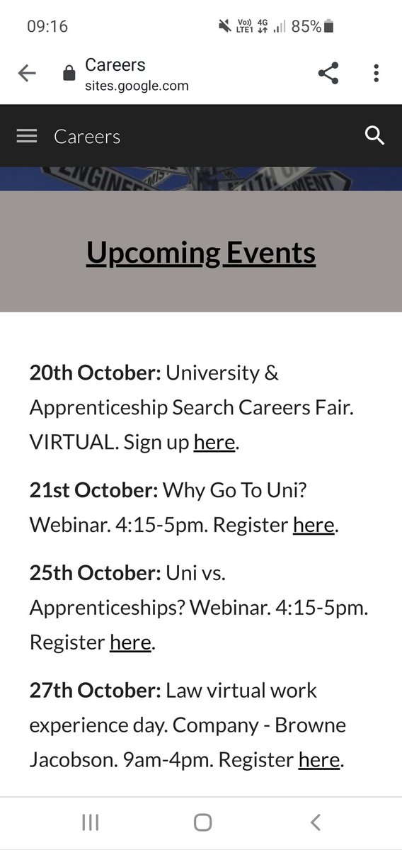 RCSCareers's tweet photo. 📢 Many events have been added to the Careers Hub recently. Take a look on your RM Unify home page @ReddenCourt https://t.co/6HEVE1NnSH