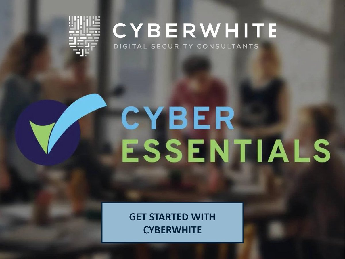 CyberWhiteLtd's tweet photo. Increase your company’s protection against cyber-attacks with Cyber Essentials  

Get Started with CyberWhite and ask us about the benefits of Cyber Essentials. 

https://t.co/C8gdOT1pfX  

#cyberwhite #ncsc #cybersecurity #cyberessentials #itsecurity https://t.co/Cdg94BCNco