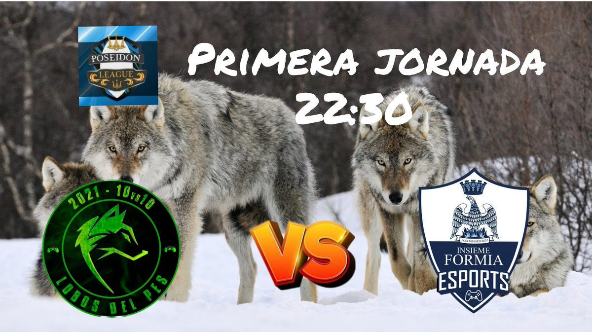Hoy toca ponerse el traje de batalla y despues del varapalo de ayer, reponerse y sacar los 6 puntos contra <a href="/FormiaEsports/">Insieme Formia eSports</a>. Vamos equipoooo 💪🏻💪🏻🐺🐺

@entregados_pes <a href="/PesLuis/">TORNEOSPESGAMING ( luis-belloto)</a> <a href="/evp_eu/">European vFootball ProLeague</a> @Poseidonleague <a href="/pes10vs10/">EfootballPES 2021 11vs11 info</a>

No dudeis en seguirnos en twitch para ver todos nuestros partidos