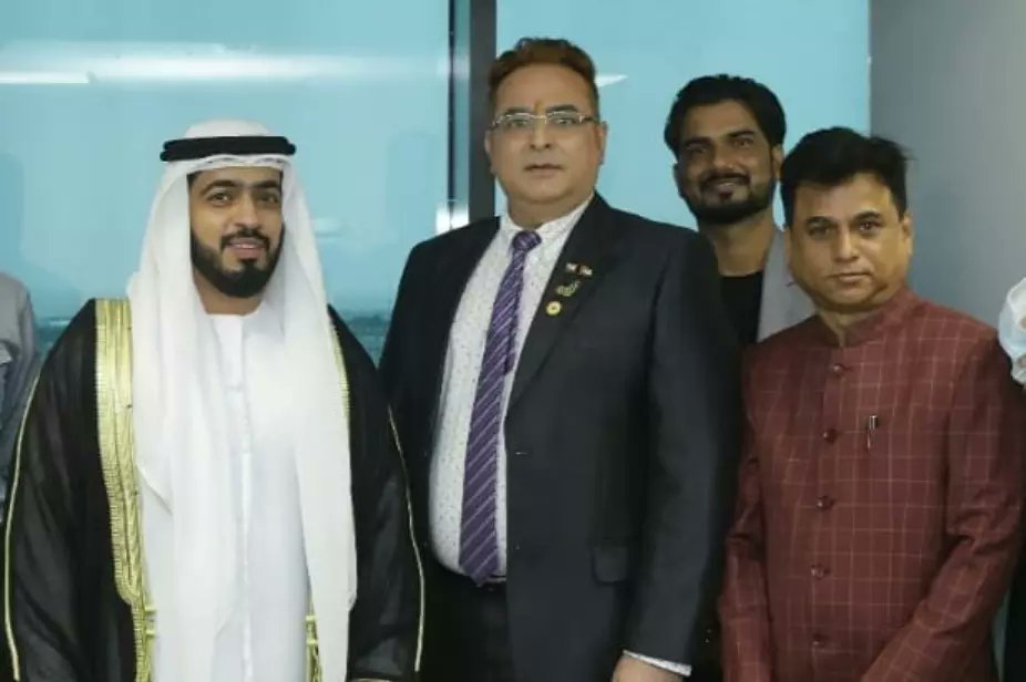 JitendraMatlani's tweet photo. VIP Invitation #GMBF Art of Business Event in Presence of #HHSheikhMajidRashidAlMualla 16th October. Special thanks to my dear brother #SunilManjarekar President GMBF #IndiaPavilion #IndiaAtExpo2020 #Expo2020Dubai #Expo2020 
@MEAIndia @IndembAbuDhabi  @IndiaExpo2020 @ficci_india https://t.co/RHstmVGzaV