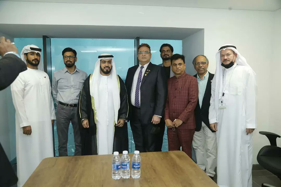 JitendraMatlani's tweet photo. VIP Invitation #GMBF Art of Business Event in Presence of #HHSheikhMajidRashidAlMualla 16th October. Special thanks to my dear brother #SunilManjarekar President GMBF #IndiaPavilion #IndiaAtExpo2020 #Expo2020Dubai #Expo2020 
@MEAIndia @IndembAbuDhabi  @IndiaExpo2020 @ficci_india https://t.co/RHstmVGzaV