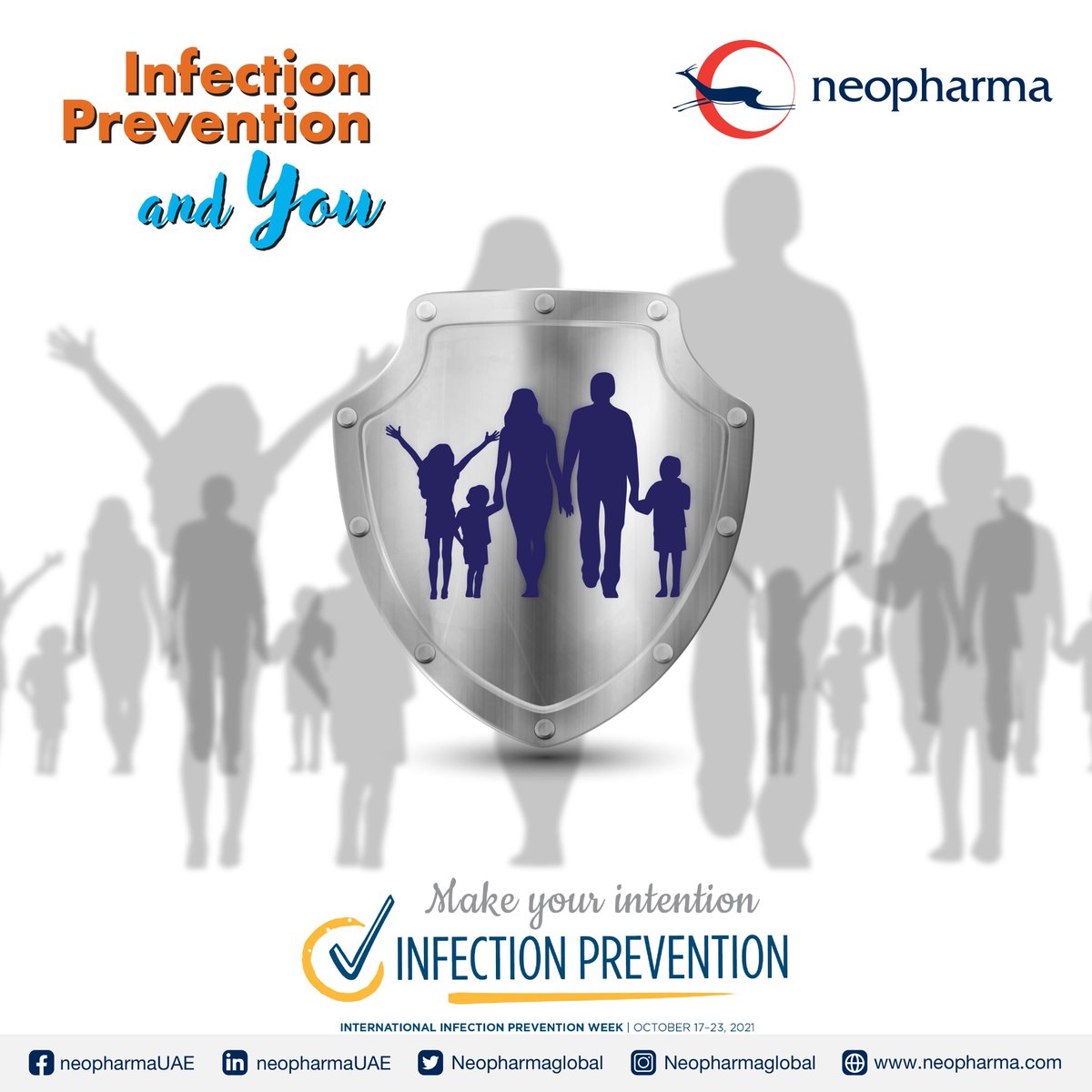 Make Your Intention Infection Prevention. To help prevent infections, keep your hands away from your eyes, nose &amp; mouth especially during the COVID-19 pandemic. They're a portal of entry for germs that cause respiratory infections.#neopharma #infectionprevention #healthylife