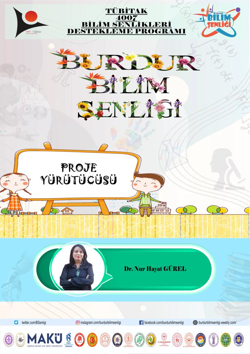 TÜBİTAK 4007 “Burdur Bilim Şenliği” 🧬🔭🧪🔬🥼
🗓 21-22-23 Ekim
📣59 atölye
📣 Atölyeler Burdur Kapalı Pazar Yeri ve Burdur Mesleki ve Teknik Anadolu Lisesinde

Burdur’un bilime yolculuğu…
Bu yolculuğa sen de katıl 🚀
<a href="/tcmeb/">Millî Eğitim Bakanlığı</a> <a href="/Burdurvalilik/">T.C. Burdur Valiliği</a> <a href="/BurdurilMEM/">Burdur İl Milli Eğitim Müdürlüğü</a> <a href="/BurdurMEMARGE/">Burdur MEM AR-GE</a>
