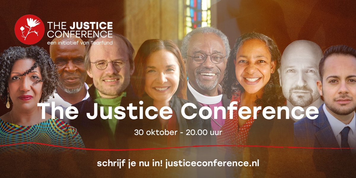 Het volledige programma van The Justice Conference (30 okt - online) staat nu online. Met oa Michael Curry, René August, Mounir Samuel, Katharine Hayhoe, Evert Jan Ouweneel en Ken Wytsma. Check justiceconference.nl/programma #justiceconference