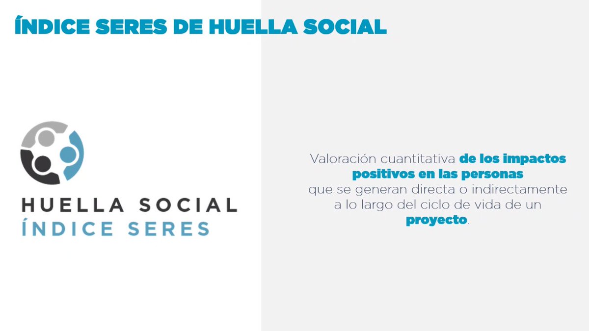 Fundacion_SERES's tweet photo. 🗨@BEscalonilla, directora de empresas de @Fundacion_SERES, sobre el Índice de la #HuellaSocial: "contamos ahora con una herramienta de medición con la que valorar cuantitativamente el #ImpactoSocial positivo en las personas de un proyecto empresarial".
#ESG #ASG #LabSSERES https://t.co/6y1zzJ1FJc