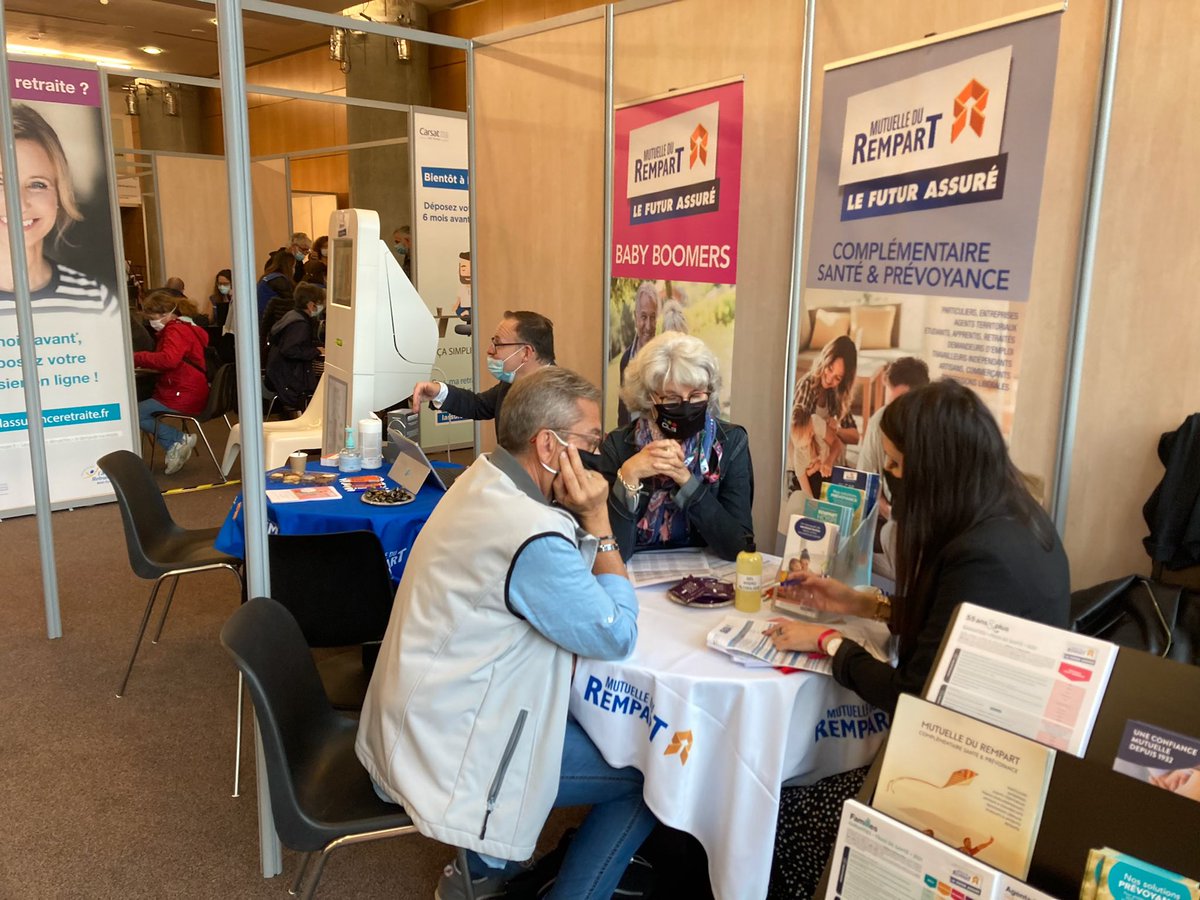 RempartMutuelle's tweet photo. Nous vous attendons nombreux aujourd’hui au @SSP_Toulouse 📍Centre des Congrès #toulouse. Découvrez nos formules #seniors et notre offre spéciale #salon 🎁 Venez également tester votre audition sur notre stand avec l’audioprothésiste #CapRempart #mutuelle #prevoyance #occitanie https://t.co/G5vNGJnFS4