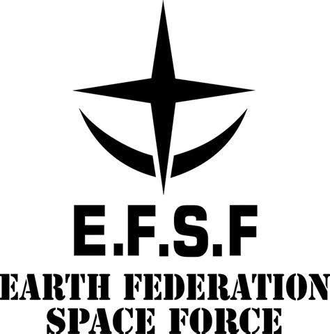 Ната сила. EFSF. Gundam EFSF logo. Earth Federation Art.