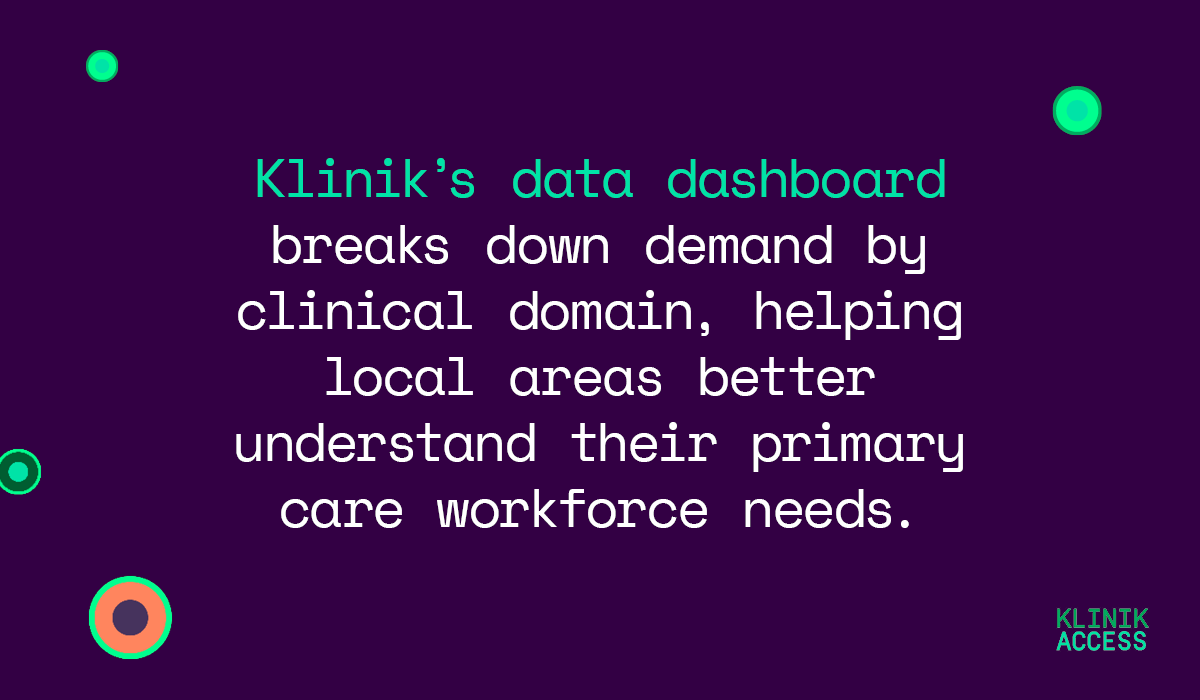 KlinikUK's tweet photo. Data-driven healthcare begins where the digital front door opens - at your local GP surgery. 

Book a demo to see how #populationhealth data from Klinik can support a #SystemByDefault approach to #primarycare. https://t.co/cJavXX1SV7 HT @NHSConfed https://t.co/bv3GWoHYvf