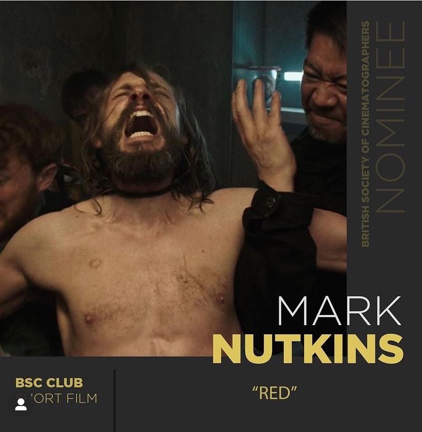Huge congratulations to <a href="/MarkNutkins/">Mark Nutkins</a> for his nomination at the @BSCine Short Film Competition for our latest film RED directed by <a href="/DNFilm/">David Newton Films</a> and starring Beau Fowler! We look forward to checking out all the nominated films in London next week #film #cinematography #NOMINATED 🎬🎥🤞