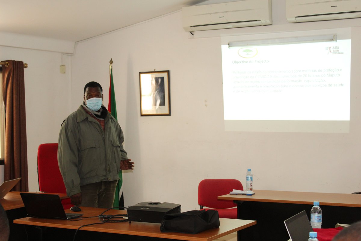 ProjectoPtum's tweet photo. Como forma de garantir o alinhamento, facilitar a coordenação e encontrar sinergias, o #PTUM em coordenação com a DMS do @cmmaputo realizou, ontem, a indução sobre o funcionamento dos Postos Comunitários de Saúde aos secretários dos 20 bairros onde estão localizados os postos. https://t.co/JmjTUo6RTC
