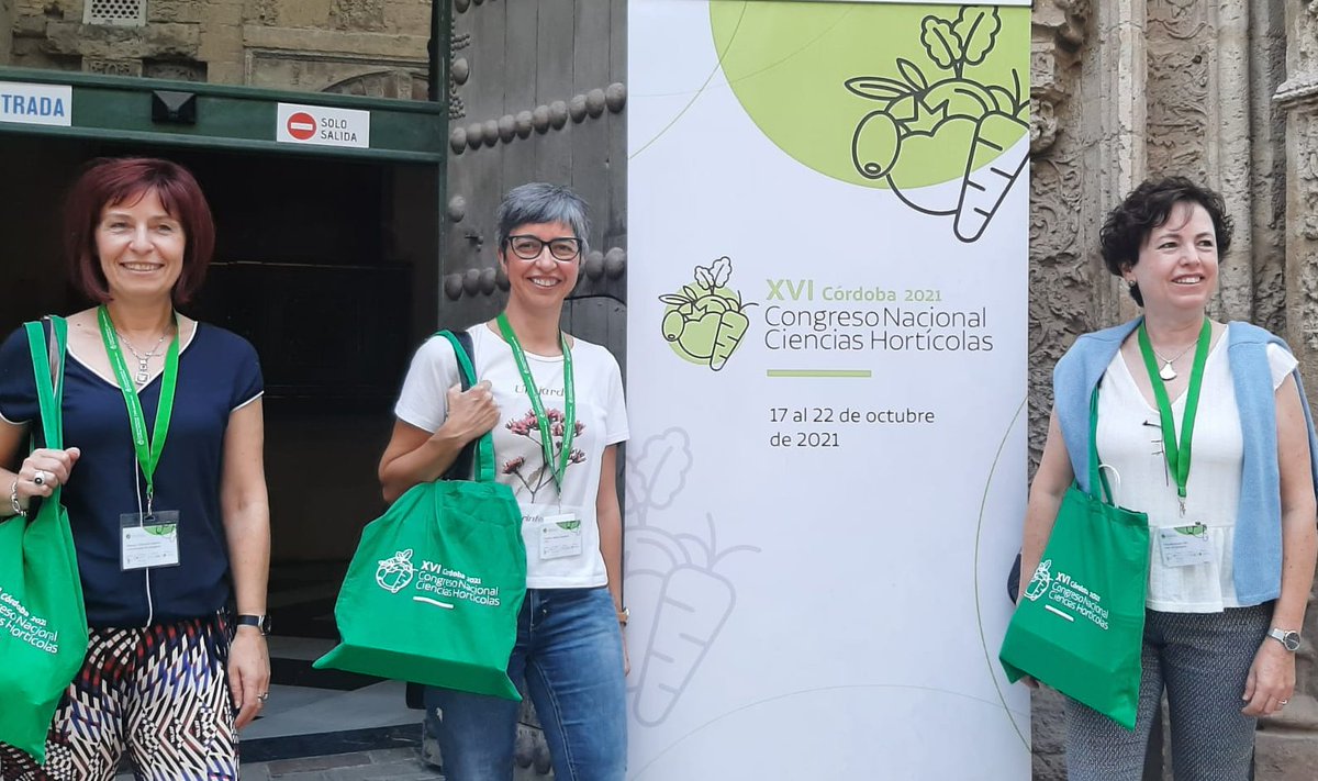 CITAAragon's tweet photo. En el Congreso Nacional @SECHorticolas  investigadoras de la Unidad de Hortofruticultura del CITA presentan un total de 16 comunicaciones. https://t.co/FNLuMWqJr0
