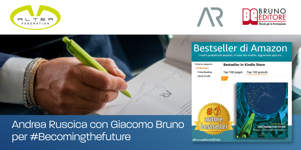 alteafederation's tweet photo. #Becomingthefuture di @aruscica primo in classifica nella categoria bestsellers di Amazon - ebook gratuiti. Clicca qui per il download: https://t.co/SOymVKIuUn
#alteafederation #human #innovation #growth #giacomobrunoeditore https://t.co/3r2WOP7x5C