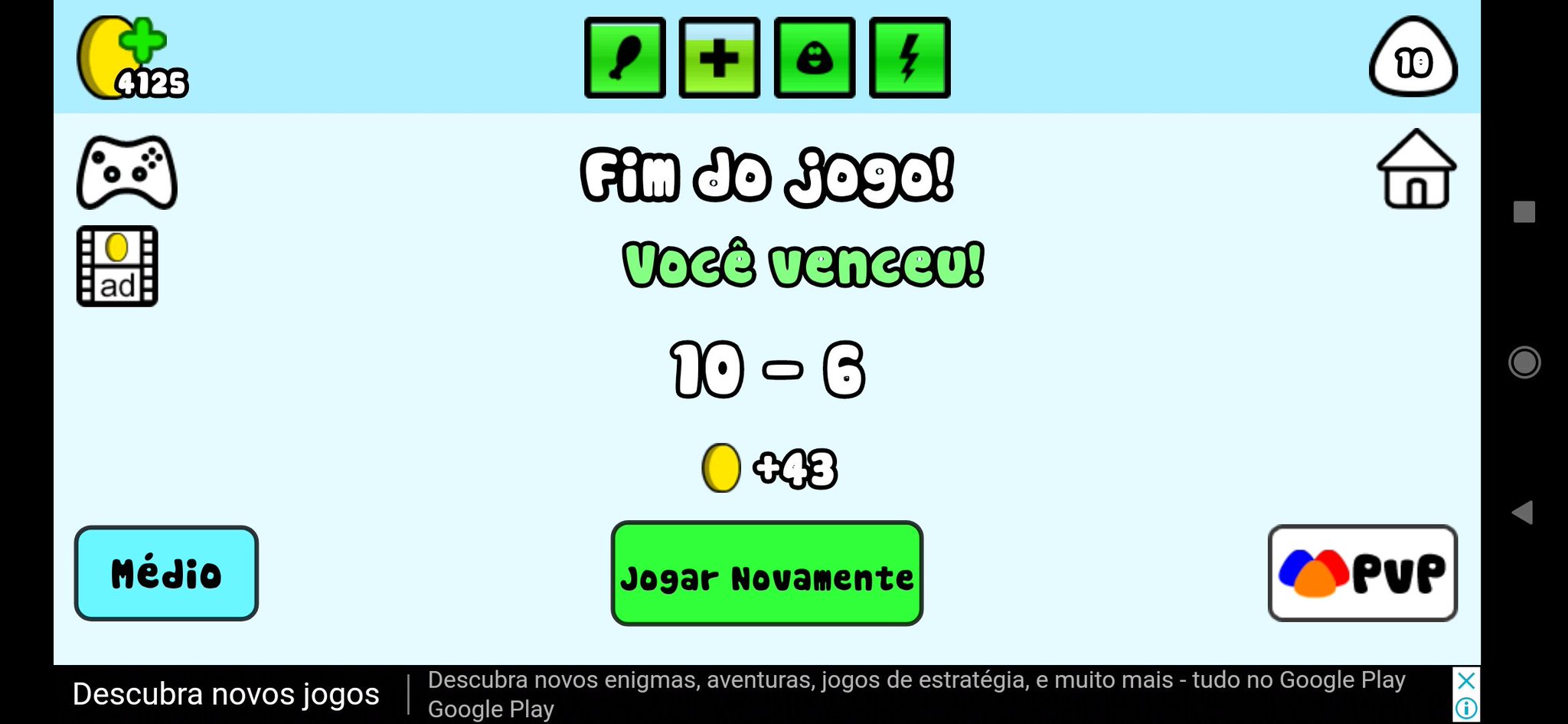 Jogo do POU  6 