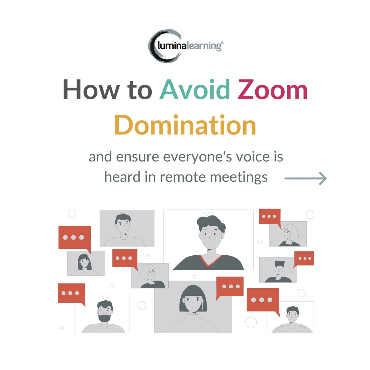 LuminaLearning's tweet image. Inclusive meetings are the best meetings. How well do your hybrid and remote teams communicate together? See our tips👇

#ZoomDomination
#RemoteWorkingChallenges
#wfh2021