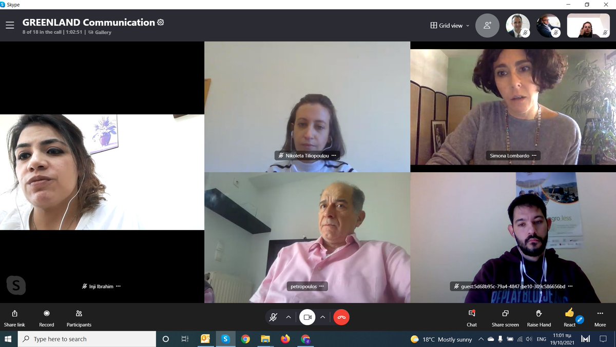 💥"Communication is the sister of leadership" 
.... and GREENLAND's Communication Managers know it really well😎!
Read more about the meeting held on 📆19/10/21 lead by 🇬🇷 ERFC here: facebook.com/Greenland.eu

#GOMED