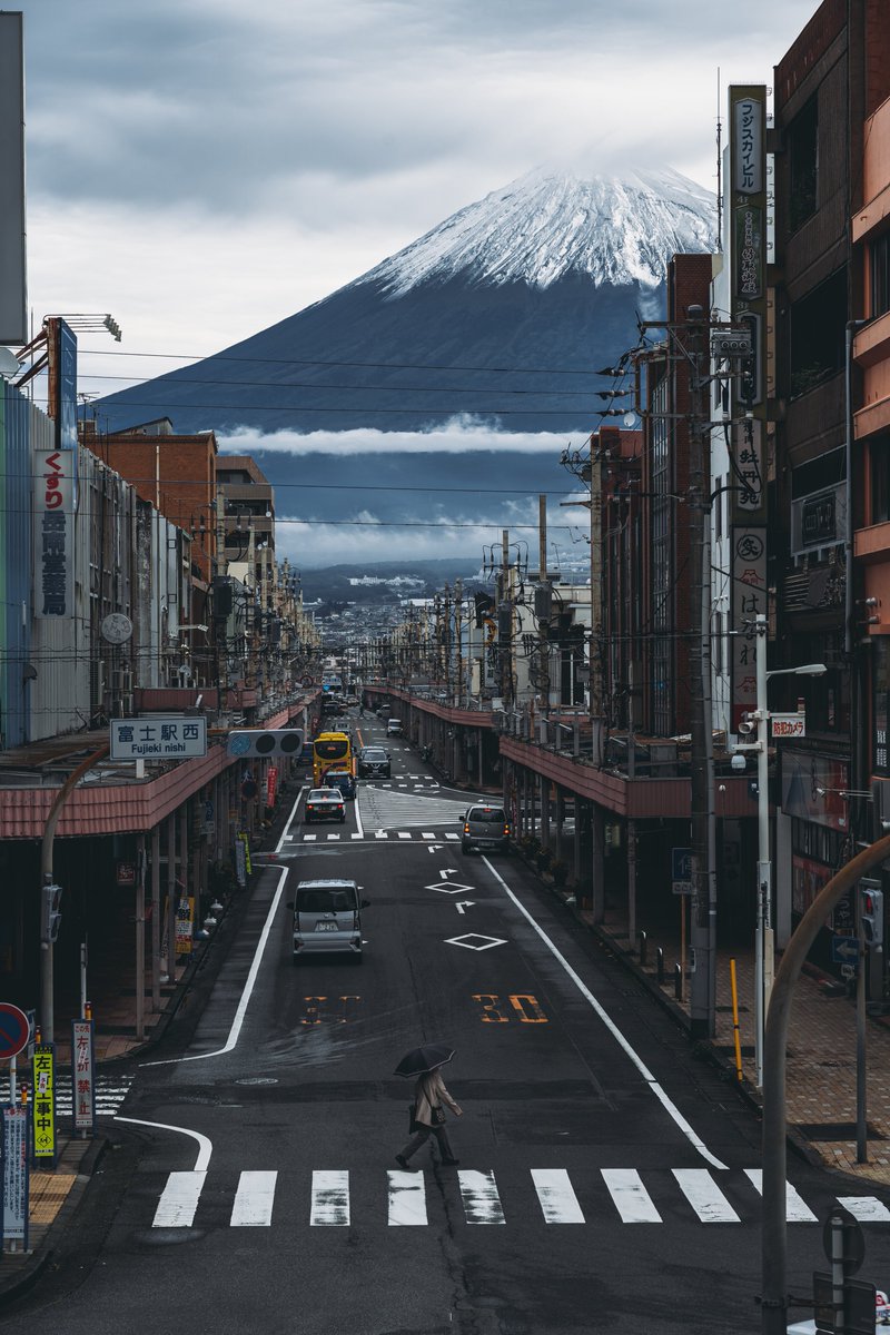今日の富士山が浮世絵すぎた