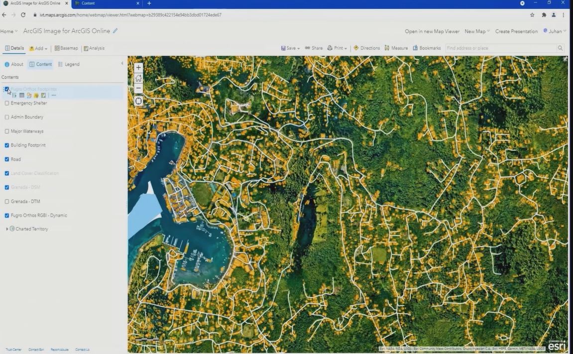 Esri_Spain's tweet photo. ¿Cómo puedes hacer un ortomosaico como este o un análisis de #GeoAI en cuestión de minutos y en la nube? Aprovecha las herramientas de #deeplearning para hacerlo con #ArcGIS Image for #ArcGISOnline. Nos lo cuenta Elena.

#imágenes #raster #CEsri21 
 https://t.co/Zvd6eS12KG https://t.co/h8EkMjxcrW