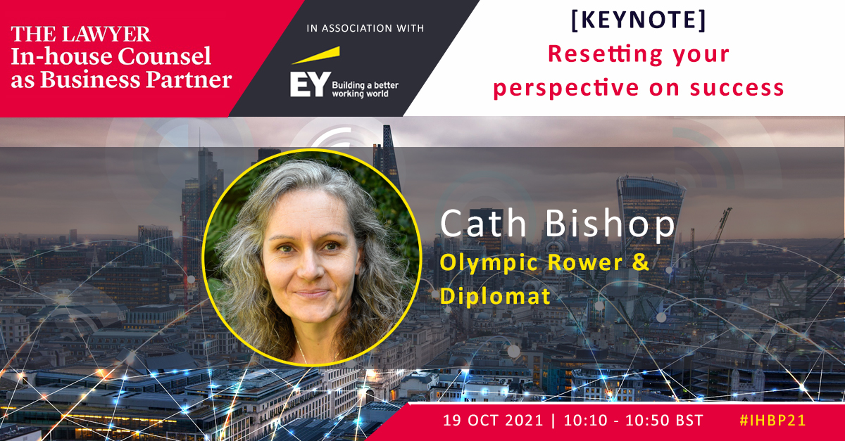 We are honoured to welcome to the #IHBP21 stage - our keynote speaker, Olympic Rower &amp; Diplomat, <a href="/thecathbishop/">Cath Bishop</a>!

Cath will be sharing her insights on how you can reset your perspective on success.

#Reset #Build #Thrive